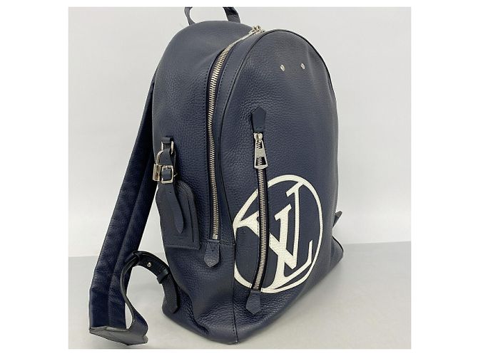 Sac à dos Louis Vuitton Navy Bleu Marine - vue 2