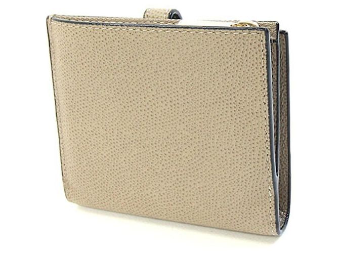 Portafoglio bi-fold Valextra in Oyster Gray Grigio - vista 2