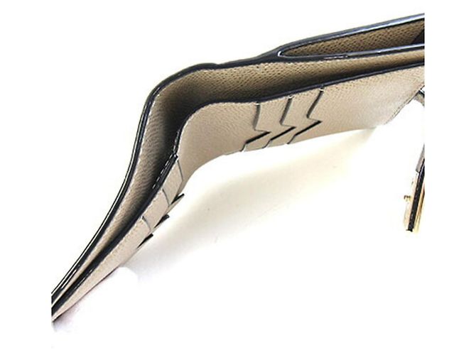 Portafoglio bi-fold Valextra in Oyster Gray Grigio - vista 3