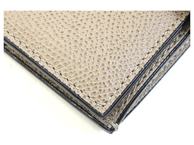 Portafoglio bi-fold Valextra in Oyster Gray Grigio - vista 6