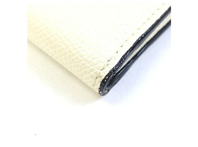 Valextra Iside Tri-fold Wallet White - view 5