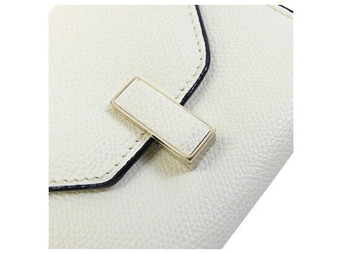 Valextra Iside Tri-fold Wallet White - view 7