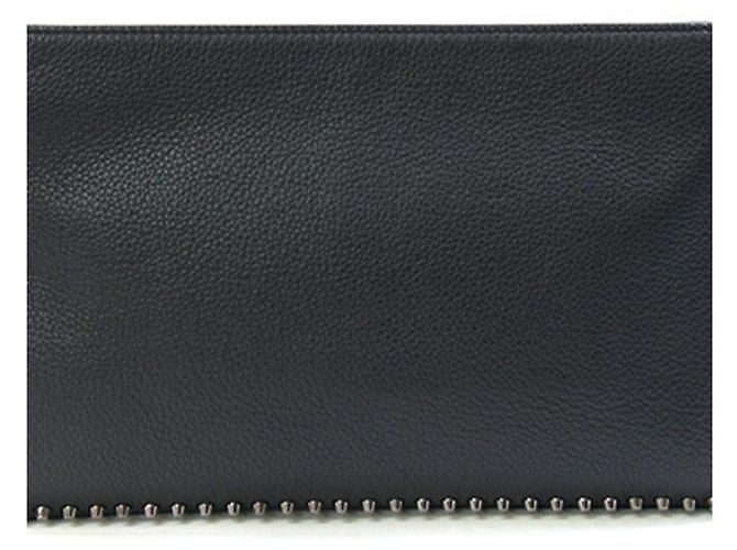 Borsa a tracolla in pelle nera Christian Louboutin Nero - vista 2