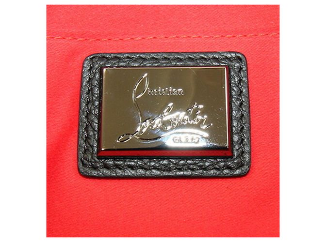 Borsa a tracolla in pelle nera Christian Louboutin Nero - vista 4