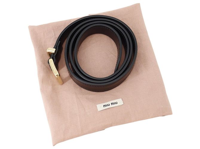 Borsello da vita Miu Miu in pelle nera Nero - vista 11