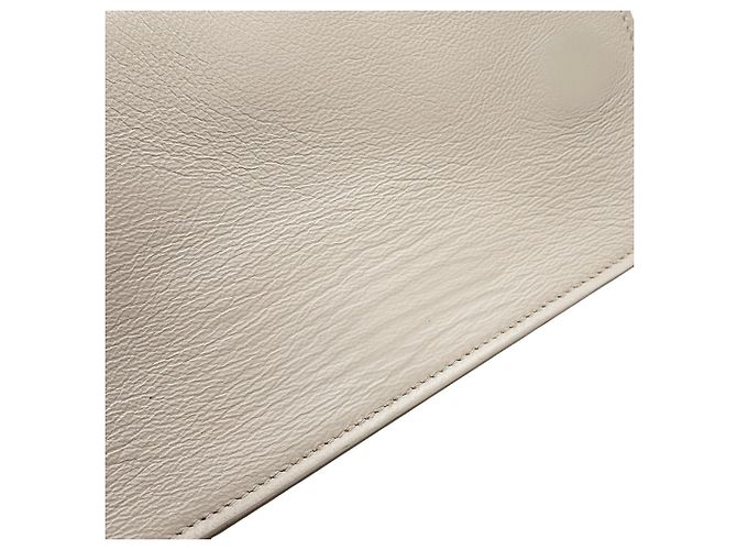 Borsa a tracolla con catena in pelle bianca Jimmy Choo Bianco - vista 10