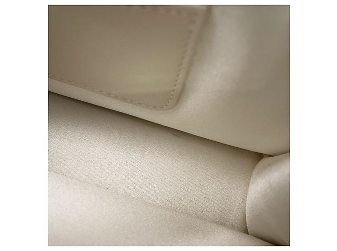 Borsa a tracolla con catena in pelle bianca Jimmy Choo Bianco - vista 12