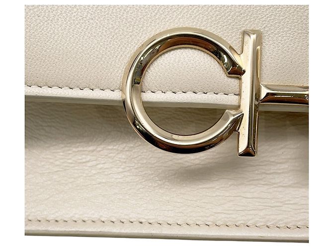 Borsa a tracolla con catena in pelle bianca Jimmy Choo Bianco - vista 15
