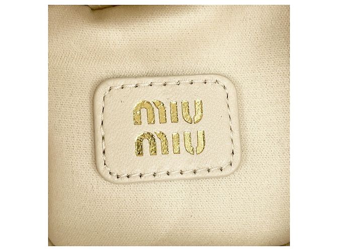 Charm per borsa Miu Miu in pelle Matelassé Beige - vista 10