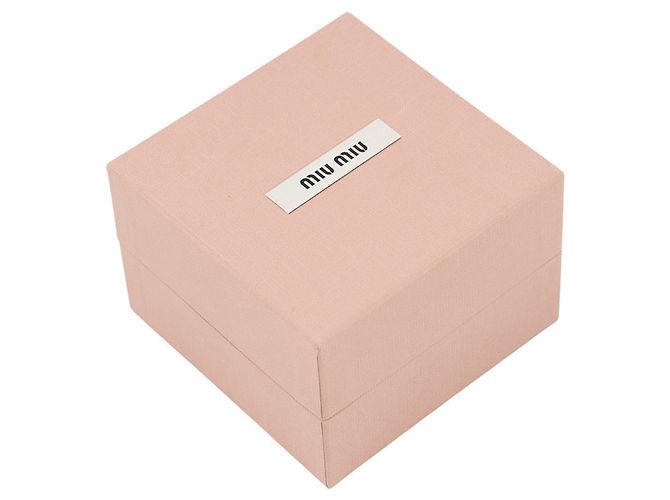 Charm per borsa Miu Miu in pelle Matelassé Beige - vista 12