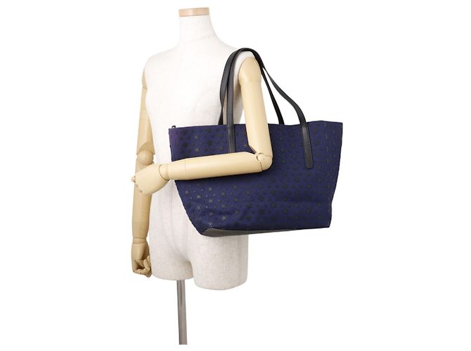 Jimmy Choo Navy Black Tote Bag Schwarz - Ansicht 4