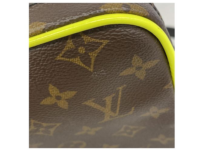 Bolsa de Ombro Louis Vuitton Monogram Macassar Marrom - vista 7