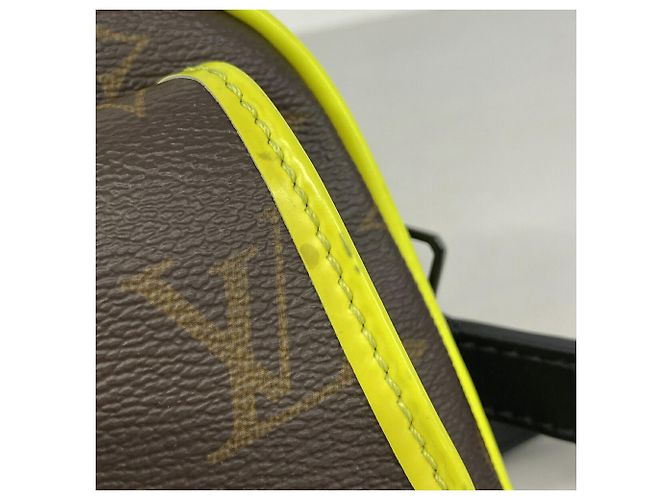 Bolsa de Ombro Louis Vuitton Monogram Macassar Marrom - vista 8