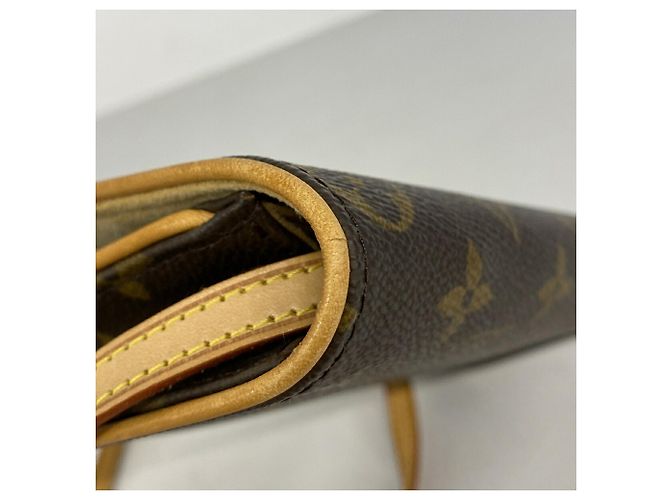 Louis Vuitton Monogram Pochette Twin PM Schultertasche Braun - Ansicht 7