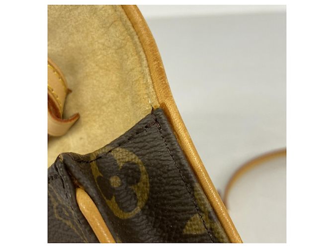 Louis Vuitton Monogram Pochette Twin PM Schultertasche Braun - Ansicht 8