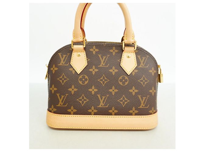 Bolso Louis Vuitton Alma BB Monogram Castaño - vista 11