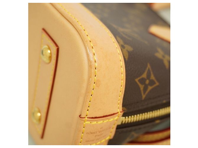 Bolso Louis Vuitton Alma BB Monogram Castaño - vista 6