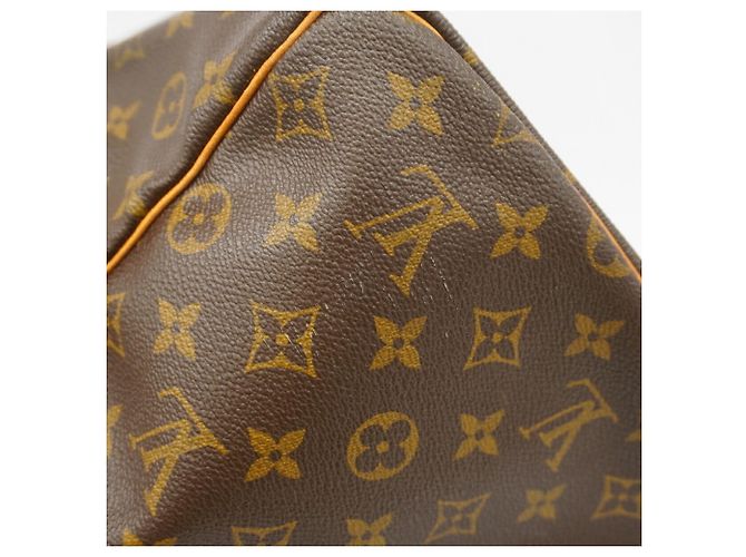 Bolso Boston Louis Vuitton Monogram Keepall 60 Castaño - vista 10