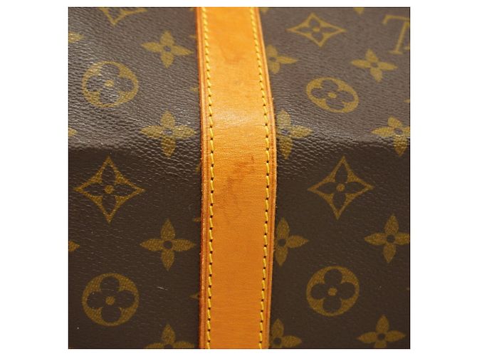 Bolso Boston Louis Vuitton Monogram Keepall 60 Castaño - vista 12