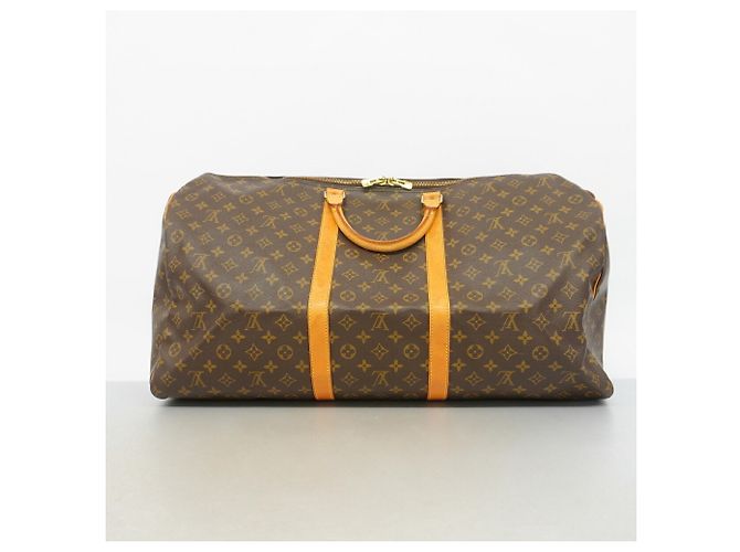 Bolso Boston Louis Vuitton Monogram Keepall 60 Castaño - vista 14