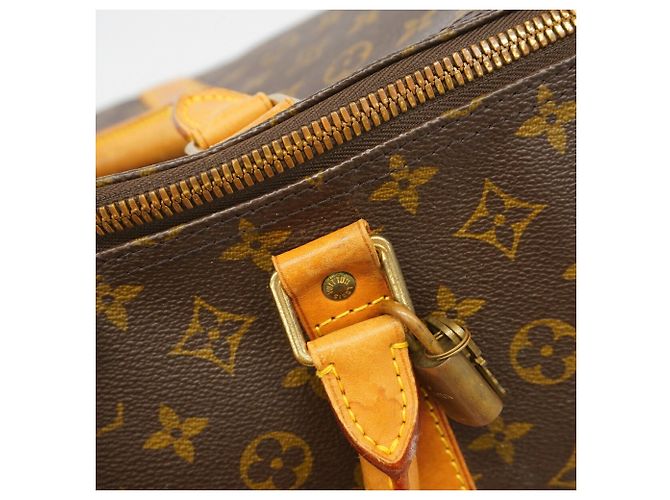 Bolso Boston Louis Vuitton Monogram Keepall 60 Castaño - vista 9