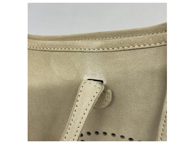 Hermès Borsa a Tracolla Hermes Evelyne TPM Doblis Beton Beige - vista 10