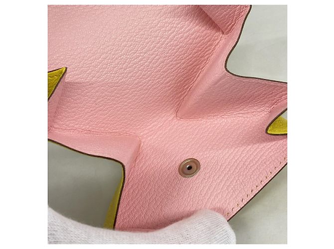 Hermès Portamonete Hermes Rose Sakura Rosa - vista 3