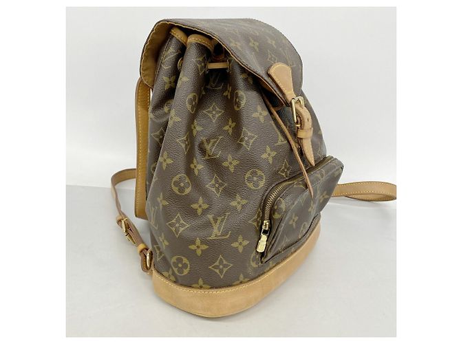 Louis Vuitton Monogram Montsouris MM Backpack Brown - view 2