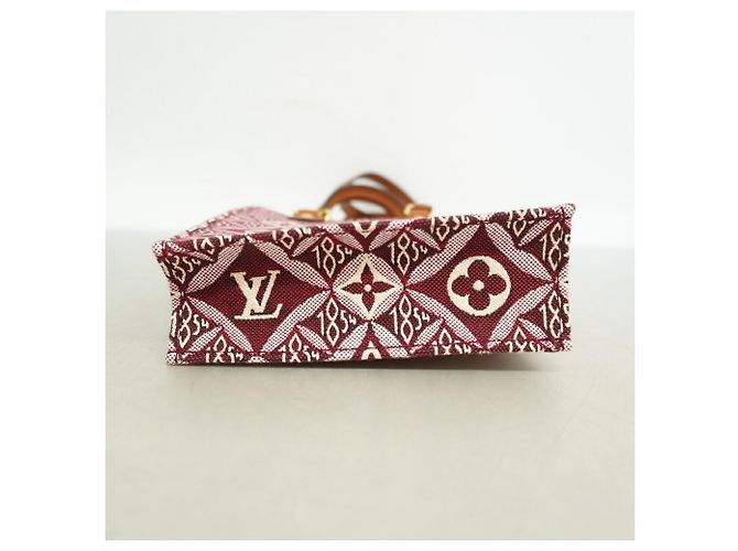 Bolso Louis Vuitton Monogram Jacquard Burdeos - vista 3
