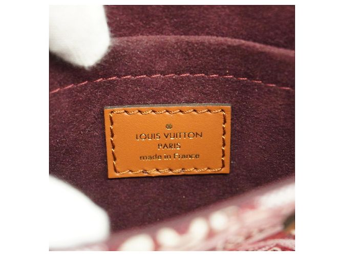 Bolso Louis Vuitton Monogram Jacquard Burdeos - vista 5