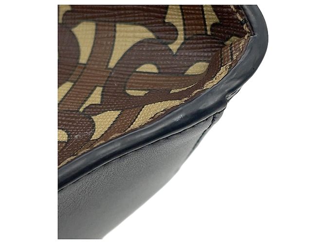 Borsa a mano in pelle Burberry TB Monogram Multicolore Beige - vista 12