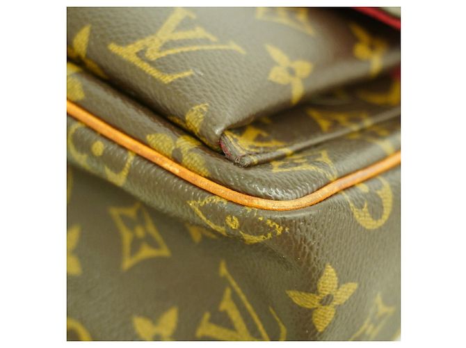 Borsa a tracolla Louis Vuitton Monogram Vivacite PM Marrone - vista 10