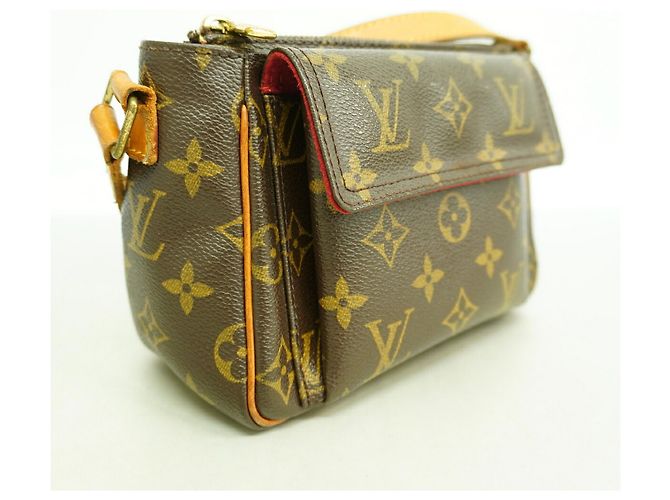 Borsa a tracolla Louis Vuitton Monogram Vivacite PM Marrone - vista 2