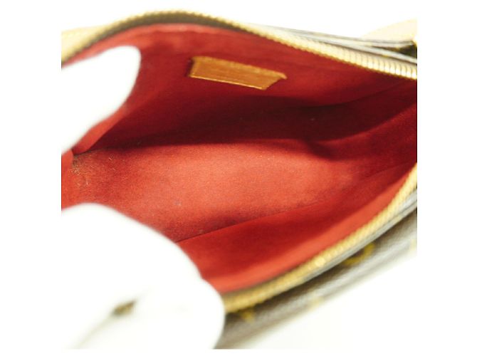 Borsa a tracolla Louis Vuitton Monogram Vivacite PM Marrone - vista 4