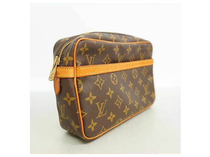 Borsa a pochette Louis Vuitton Monogram Compiegne 23 Marrone - vista 2