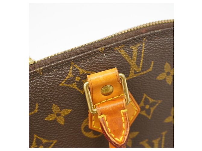Bolso de mano Louis Vuitton Alma Monogram M51130 Castaño - vista 12