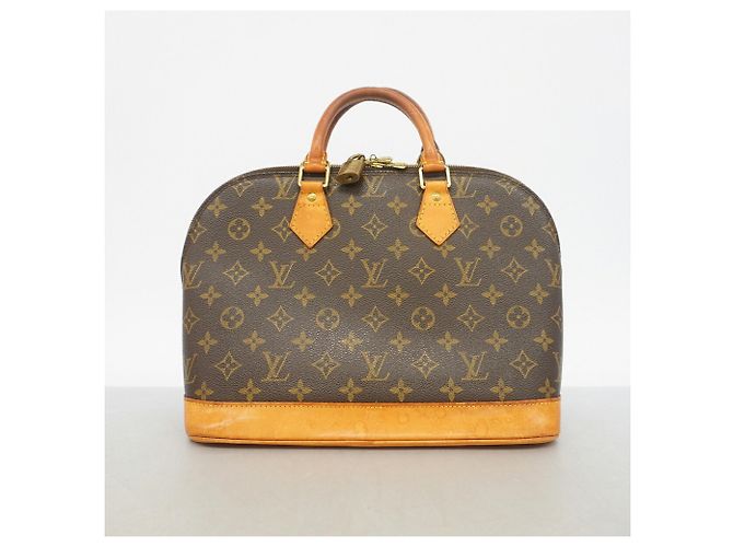 Bolso de mano Louis Vuitton Alma Monogram M51130 Castaño - vista 13