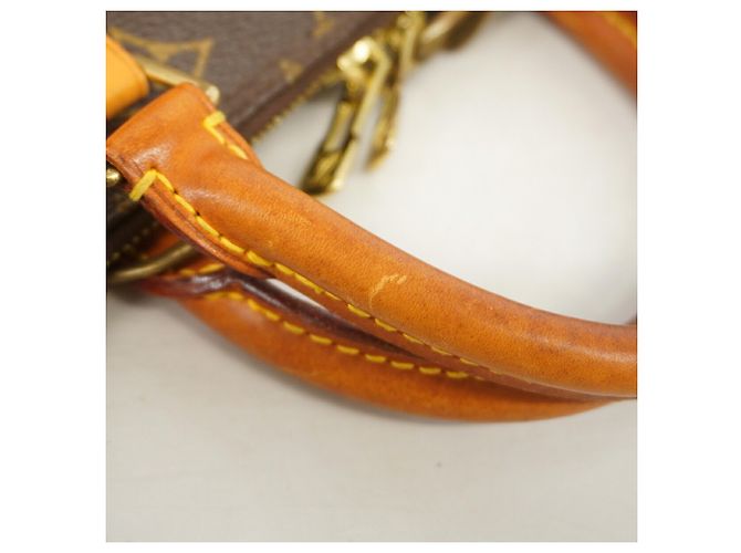 Bolso de mano Louis Vuitton Alma Monogram M51130 Castaño - vista 8