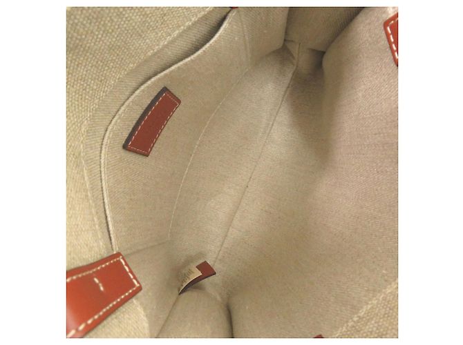 Borsa tote Chloé 2-Way Woody Small Beige - vista 5