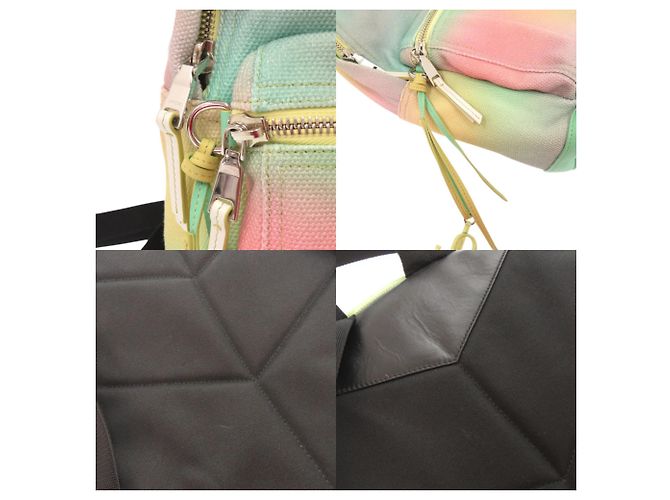 Jimmy Choo Wilmar Rucksack aus Gradient-Canvas und Leder Mehrfarben - Ansicht 10
