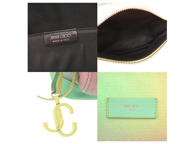 Jimmy Choo Wilmar Rucksack aus Gradient-Canvas und Leder Mehrfarben - Ansicht 9