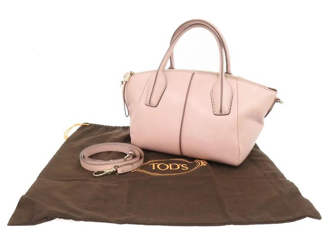 Borsa a mano in pelle Tod's 2-Way D-Styling Rosa - vista 2