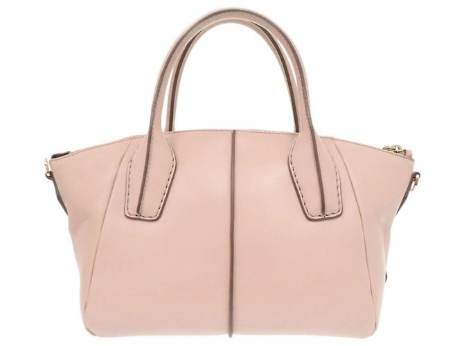 Borsa a mano in pelle Tod's 2-Way D-Styling Rosa - vista 3