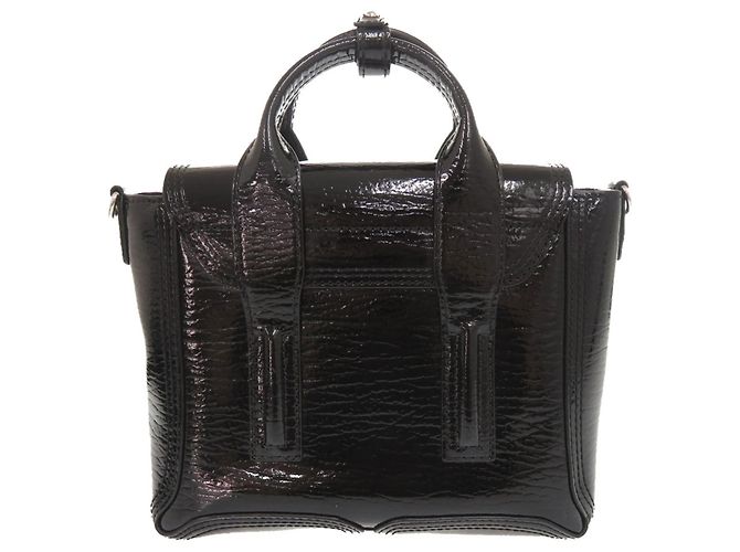 Autre Marque Borsa 3.1 Phillip Lim PASHLI in pelle verniciata nera Nero - vista 2