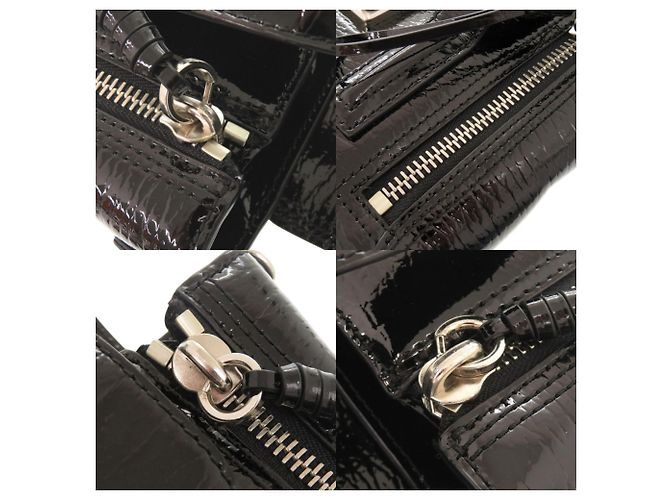 Autre Marque Borsa 3.1 Phillip Lim PASHLI in pelle verniciata nera Nero - vista 7