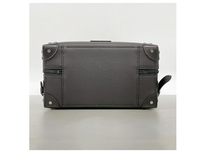 Zaino Louis Vuitton Taiga Rainbow Soft Trunk PM M30337 Noir Nero - vista 3