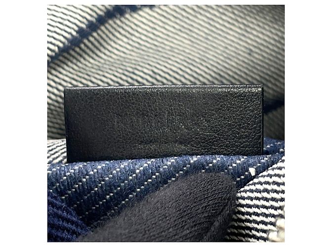 Borsa Tote Burberry Square Horse Canvas Nero - vista 12