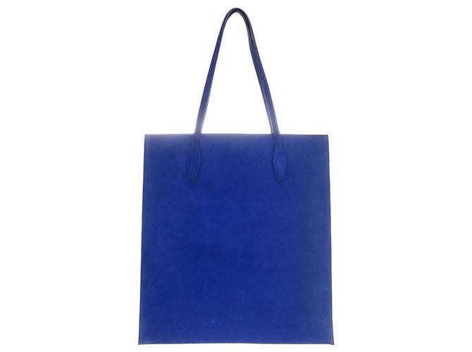 Borsa Tote Tod's in camoscio blu - vista 2