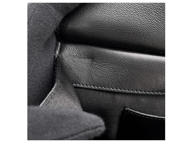 Borsa a tracolla in pelle nera con catena Jimmy Choo - vista 10