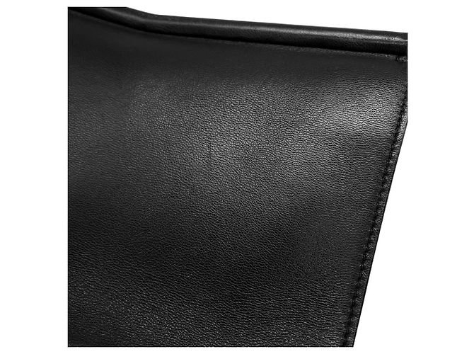 Borsa a tracolla in pelle nera con catena Jimmy Choo - vista 7